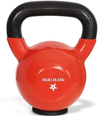 Yes4All Rubber Base Kettlebells for WomenStrength Training (10-65 lbs) Yes4All Kettlebells for Women Fitness Rubber Ba