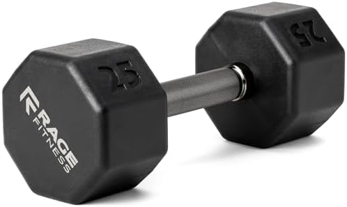 No Roll Rubber Coated Dumbbells Ideal for Home Gym Strength Training | Easy Grip Steel Knurled Handle Dumbbells Set for