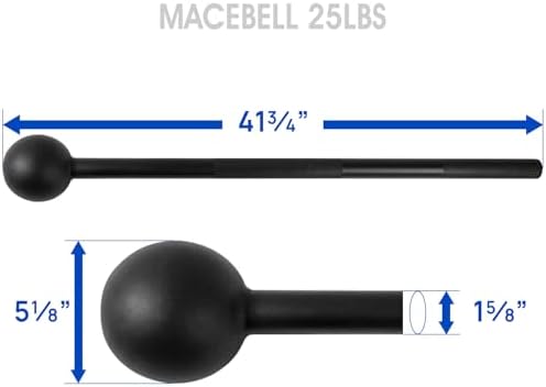 Yes4All Steel Mace Bell for Strength Training | Yes4All Steel Mace Bell Support Full Body Muscles | Yes4All Steel Mace