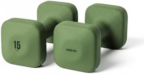 SafeGrip Square Dumbbells Anti Slip Handles for Home Workouts | WeGym SafeGrip Square Dumbbells Stable Design Prevents