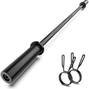 Olympic Bar Bell 55", 2In-Weight Lifting Bar, Home Gym, Bench Press, 2 Collars(500lb Capacity) Olympic Barbell 55", 2I
