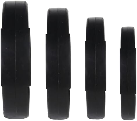 Fitvids Vinyl Standard 1-Inch Plate Weight Plate Set for Strength Training and Bodybuilders at the Gym