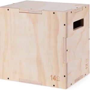 Amazon Basics Plyometric Jump Box, Home Gym Training for Fitness Enthusiasts, Jump Box Exercise for Home Workouts, 90x45