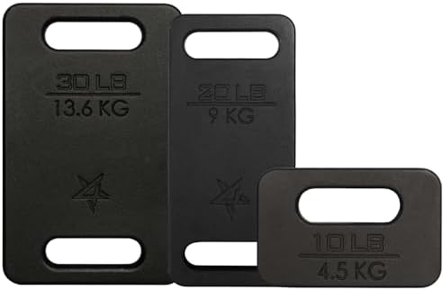 Yes4All Cast Iron Rucking Weight 10 LB for Backpack, Resistance Workout, Hiking Yes4All Cast Iron Rucking Weight 10 LB