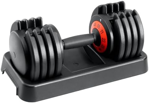 Adjustable 25/55 lbs Dumbbell Set for Home Workout, Suitable for Men and Women, Pair Dumbbells with Adjustable Weights