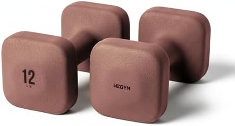 SafeGrip Square Dumbbells Anti Slip Handles for Home Workouts | WeGym SafeGrip Square Dumbbells Stable Design Prevents