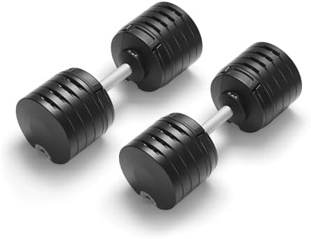 Original NUOBELL Adjustable Dumbbells 5-80 lb Set for Home Gym Strength Training Original NUOBELL Adjustable Dumbbells