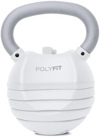 Polyfit Adjustable Kettlebell Set | Perfect for Home Gym Fitness Lovers | Versatile Weight Training Equipment | Polyfit