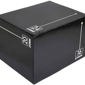 Lifeline Fitness 3-in-1 Foam Plyo Box - Ideal Exercise Equipment for Home Gym Enthusiasts - Essential Plyometric Jump Bo