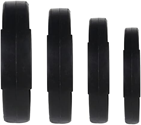 Fitvids Vinyl Standard 1-Inch Plate Weight Plate Set for Strength Training and Bodybuilders at the Gym