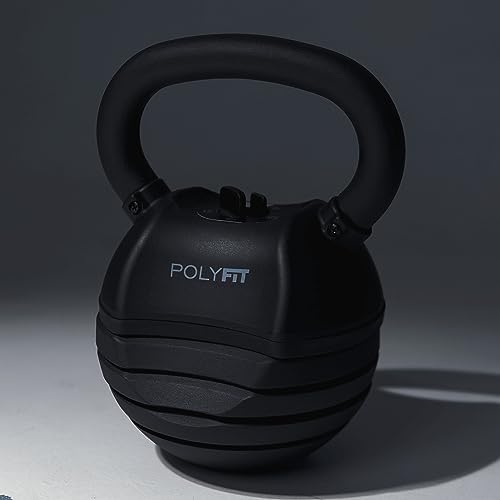 Polyfit Adjustable Kettlebell Set | Perfect for Home Gym Fitness Lovers | Versatile Weight Training Equipment | Polyfit