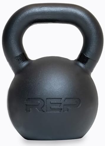 REP Fitness Adjustable Single Kettlebells, Cast Iron, Strength Training for Men and Women, Home Gym Equipment, 5lb to 50