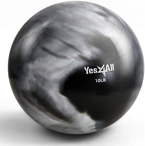 Yes4All Weighted Toning Balls for Exercise and Pilates | Yes4All Soft Medicine Balls for Balance and Flexibility Traini