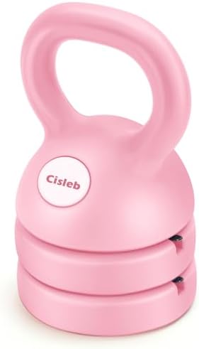 Adjustable Kettlebell Weight Set for Home Gym: 3-in-1 Kettlebells (5lbs 8lbs 12lbs) Full-Body Workout for Beginners | St