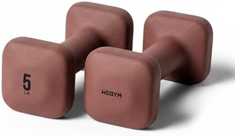SafeGrip Square Dumbbells Anti Slip Handles for Home Workouts | WeGym SafeGrip Square Dumbbells Stable Design Prevents
