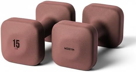 SafeGrip Square Dumbbells Anti Slip Handles for Home Workouts | WeGym SafeGrip Square Dumbbells Stable Design Prevents