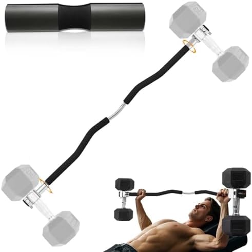 Adjustable Dumbbell Barbell Converter Set for Home Gym and BowFlex Compatibility | All-Steel Adjustable Dumbbell Conver