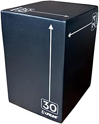 Lifeline Fitness 3-in-1 Foam Plyo Box - Ideal Exercise Equipment for Home Gym Enthusiasts - Essential Plyometric Jump Bo