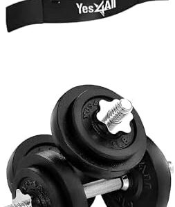 Yes4All Arm Blaster Dumbbells for Biceps & Triceps Strength Training and Muscle Gain | Yes4All 2-Layers Neck Cushion Ar