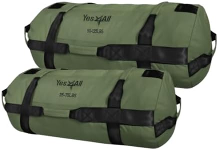 Yes4All Adjustable Sand Bags for Workout, Ideal for Home Gym and Fitness Lovers, Multiple Colors and Sizes Available (5