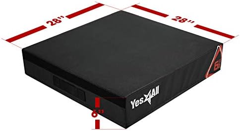 Yes4All 3 In 1 Wooden Plyo Box for Home Jump Training and Outdoor Exercise | Yes4All Plyometric Box Platform: Versatile