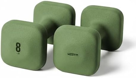 SafeGrip Square Dumbbells Anti Slip Handles for Home Workouts | WeGym SafeGrip Square Dumbbells Stable Design Prevents
