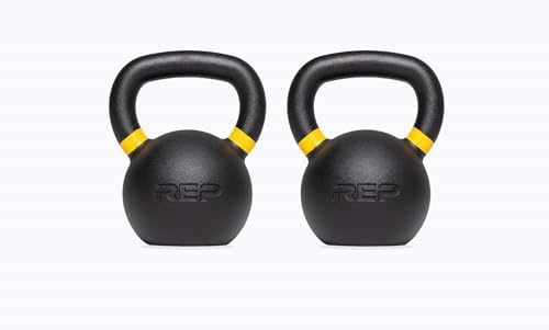 REP Fitness Adjustable Kettlebell Set and Singles, 4kg to 24kg Range for Home Gym Power Workout, Strength Training, Free