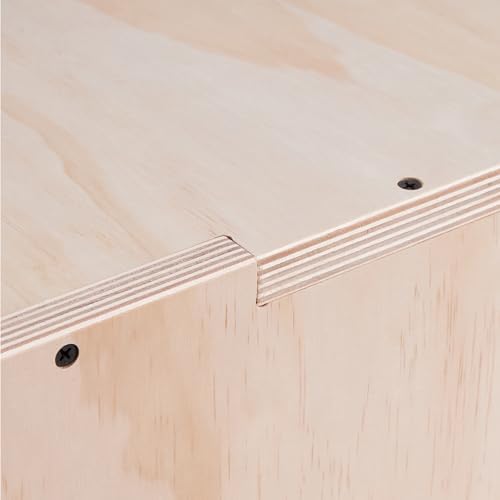 Amazon Basics Plyometric Jump Box, Home Gym Training for Fitness Enthusiasts, Jump Box Exercise for Home Workouts, 90x45