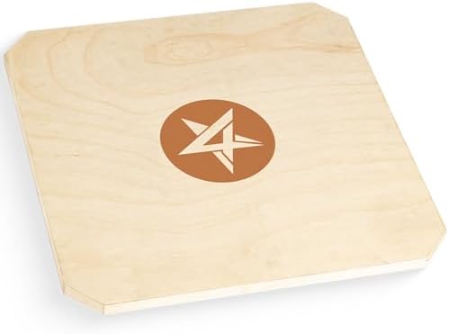 Yes4All Professional Anti-Slip Rocker Board for Leg Workout and Standing Desk Use | Yes4All 350LBS Wood Balance Board,