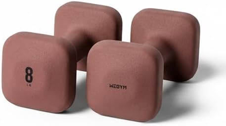 SafeGrip Square Dumbbells Anti Slip Handles for Home Workouts | WeGym SafeGrip Square Dumbbells Stable Design Prevents