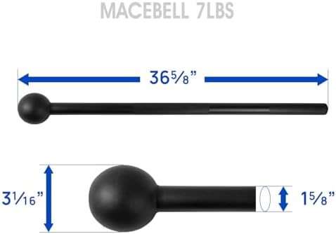 Yes4All Steel Mace Bell for Strength Training | Yes4All Steel Mace Bell Support Full Body Muscles | Yes4All Steel Mace