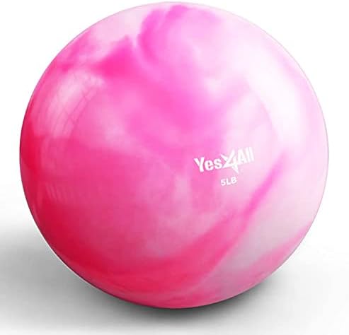 Yes4All Weighted Toning Balls for Exercise and Pilates | Yes4All Soft Medicine Balls for Balance and Flexibility Traini