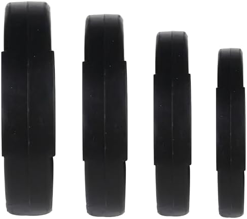 Fitvids Vinyl Standard 1-Inch Plate Weight Plate Set for Strength Training and Bodybuilders at the Gym