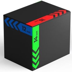 3-in-1 Pro-Duty HIIT Exercise Foam Plyo Box for Fitness Enthusiasts at Home Gym