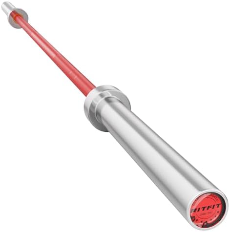 RitFit 7FT Olympic Barbell for Strength and Weightlifting Training - 2 Inch Olympic Bar for Squat, Deadlift, Bench Press