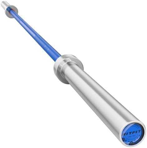 RitFit 7FT Olympic Barbell for Strength and Weightlifting Training - 2 Inch Olympic Bar for Squat, Deadlift, Bench Press