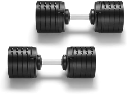 Original NUOBELL Adjustable Dumbbells 5-80 lb Set for Home Gym Strength Training Original NUOBELL Adjustable Dumbbells