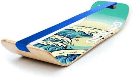 GIBBON SlackBoard Balance Board for Kids & Adults - 1 & 2 Line Option - Core Workout & Standing Desk Exercise Trainer -