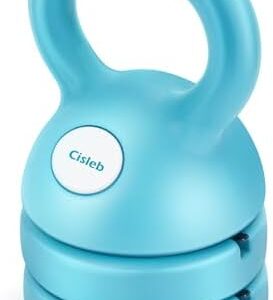 Adjustable Kettlebell Weight Set for Home Gym: 3-in-1 Kettlebells (5lbs 8lbs 12lbs) Full-Body Workout for Beginners | St