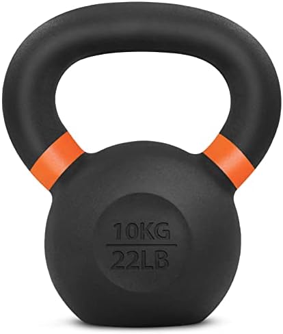 Yes4All Powder Coated 9lb-71lb Cast Iron Core Kettlebells for Heavy Duty Strength Training | Yes4All Powder Coated Kett