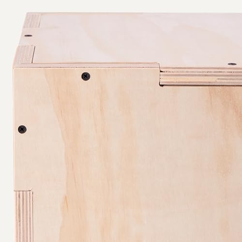 Amazon Basics Plyometric Jump Box, Home Gym Training for Fitness Enthusiasts, Jump Box Exercise for Home Workouts, 90x45