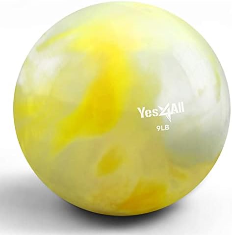 Yes4All Weighted Toning Balls for Exercise and Pilates | Yes4All Soft Medicine Balls for Balance and Flexibility Traini