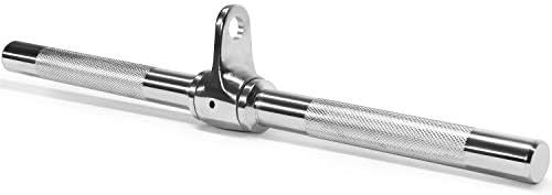 Yes4All Cable Machine Attachment Row Handles Tricep Rope Straight Bar V Bar LAT Pulldown Accessories 880 LB for Home Gy