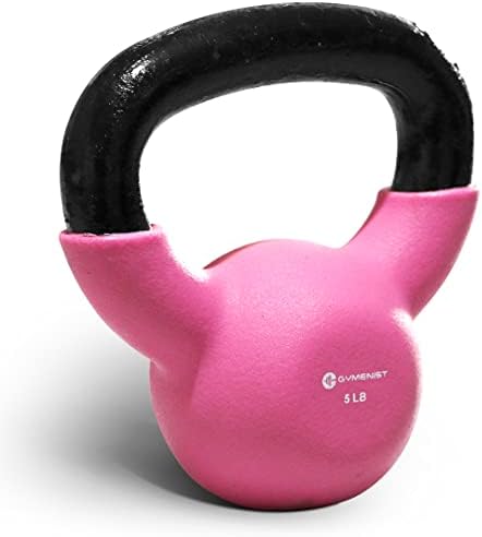 GYMEНИST Adjustable Iron Kettlebell with Neoprene Grip for Gym and Home Fitness Lovers | GYMEニST Kettlebell Weights wit