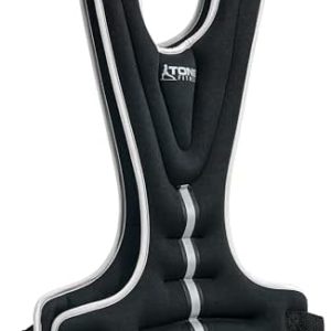 Tone Fitness Weighted Vest for Home Workouts or Outdoor Training - 8lb or 12lb, Adjustable Fit for Men and Women | Tone