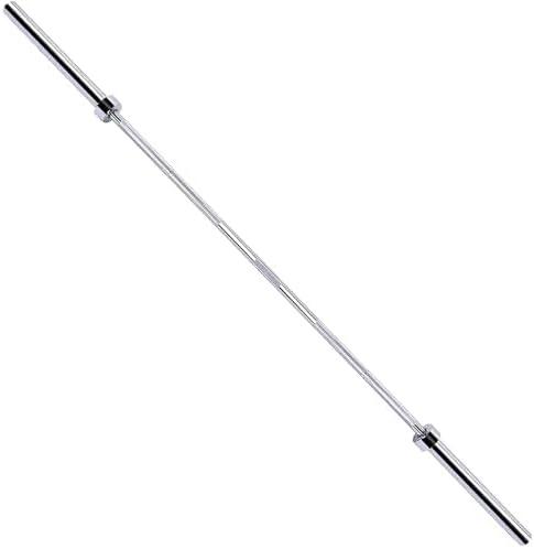 Fitvids Olympic Barbell Bar for Powerlifting and Weightlifting, High Capacity 700 Pound, 2 Inch Diameter Barbell
