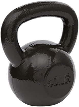 Amazon Basics Cast Iron Kettlebell for Home Gym Fitness Lovers at Home Workout | Amazon Basics Cast Iron Kettlebell for