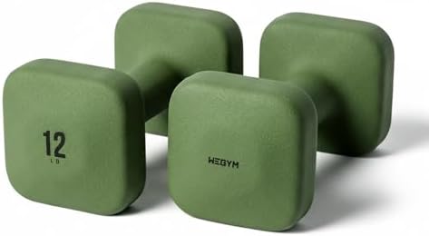 SafeGrip Square Dumbbells Anti Slip Handles for Home Workouts | WeGym SafeGrip Square Dumbbells Stable Design Prevents
