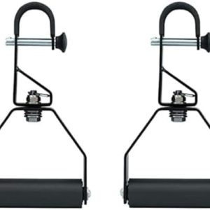 Yes4All Rotating Pull Up Handles for Pull Up Bar - Strength Training Workout - Non-Slip & Foam Pad Grips