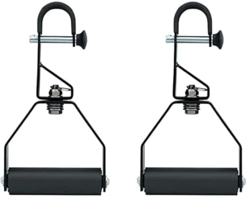 Yes4All Rotating Pull Up Handles for Pull Up Bar - Strength Training Workout - Non-Slip & Foam Pad Grips